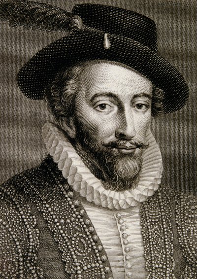 Sir Walter Raleigh (1554-1618) - English School